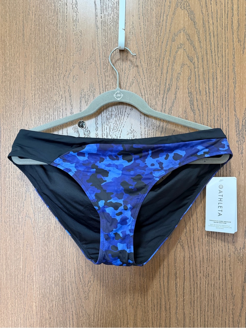 BRAND NEW Athleta Freestyle Camo Medium Bikini Bottom